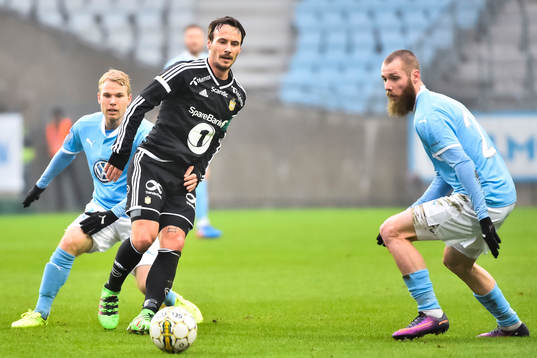 Rosenborgs Mike Jensen, Malmö FFs Oscar Lewicki  och Jo