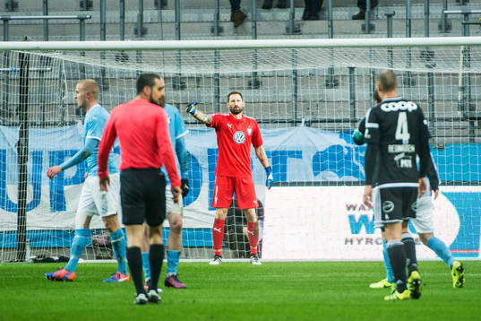 Malmö FFs målvakt Johan Wiland