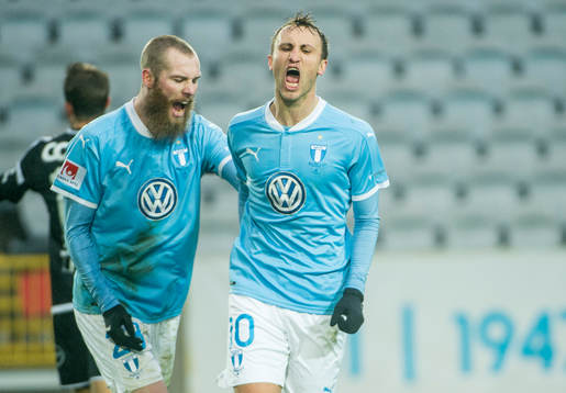 Malmö FFs Magnus Wolff Eikrem jublar