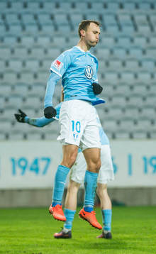 Malmö FFs Magnus Wolff Eikrem jublar