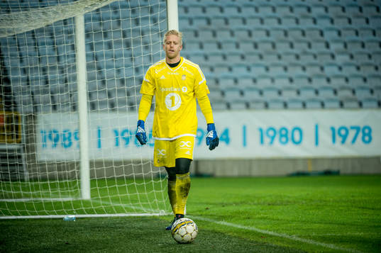 Rosenborgs målvakt Arild Østbø deppar