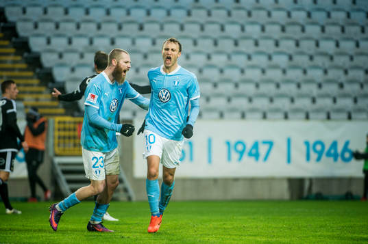 Malmö FFs Magnus Wolff Eikrem jublar