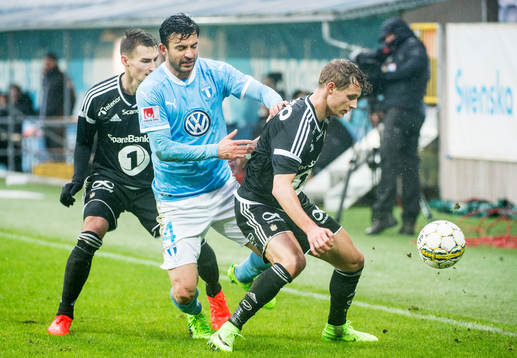 Malmö FFs Behrang Safari mot Rosenborgs Elbasan Rashani