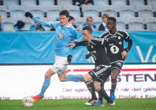 Malmö FFs Mattias Svanberg Rosenborgs Alexander Gersbach