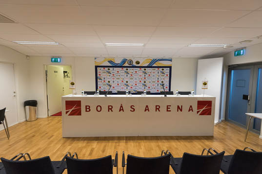 Pressrummet på Borås arena