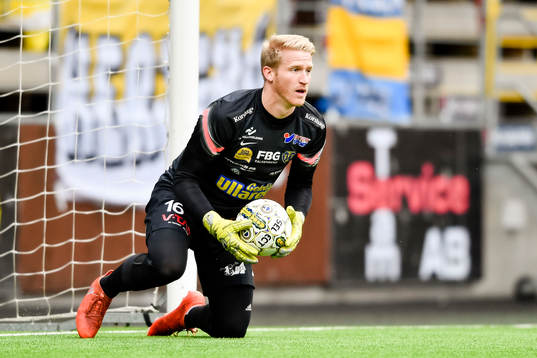Falkenbergs målvakt Hampus Nilsson