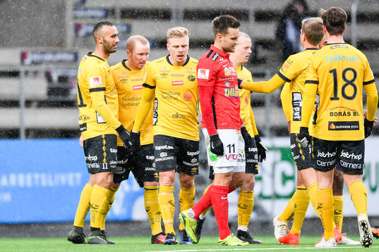 Elfsborgs Simon Lundevall jublar