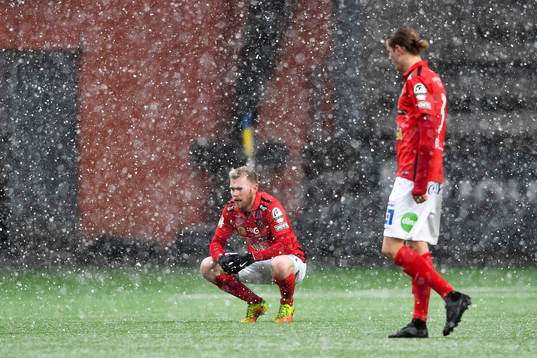 Falkenbergs spelare deppar