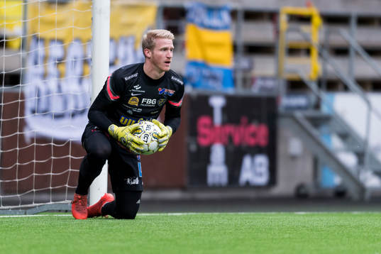 Falkenbergs målvakt Hampus Nilsson