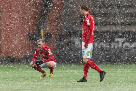 Falkenbergs spelare deppar