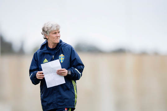 Sveriges förbundskapten Pia Sundhage
