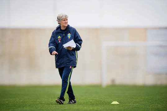 Sveriges förbundskapten Pia Sundhage