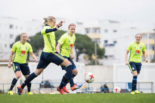 Sveriges Lina Hurtig och Hanna Glas