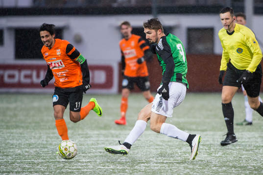 Kristianstads Antonio Rojas och GAIS Dardan Rexhepi