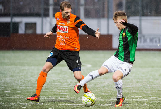 Kristianstads Martin Rudolfsson och GAIS Andreas Petersson