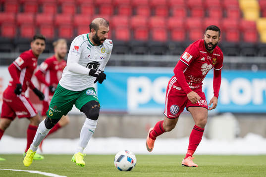 Hammarbys Kennedy Bakircioglu mot Östersunds Saman Ghoddos