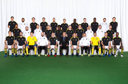 AIK poserar för en lagbild