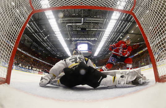 Mål 2-0 av Linköpings Jakob Lilja förbi Brynäs David