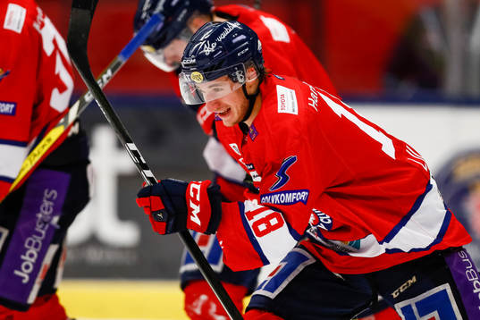 Linköpings Jacob Lilja jublar