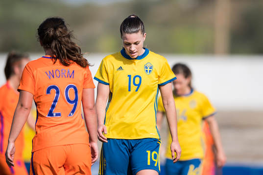 Sveriges Pauline Hammarlund deppar