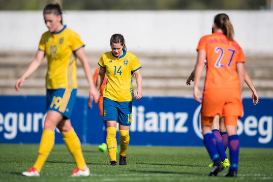 Sveriges Hanna Folkesson deppar