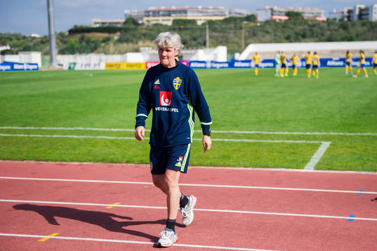 Sveriges förbundskapten Pia Sundhage