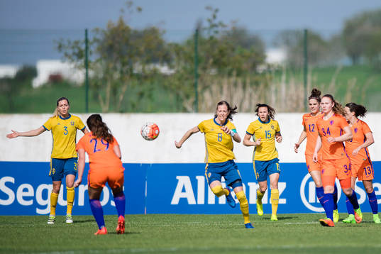 Sveriges Linda Sembrant, Lotta Schelin  och Jessica