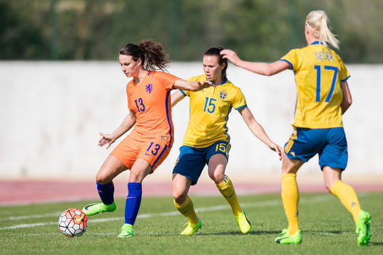 Hollands Renate Jansen och Sveriges Jessica Samuelsson