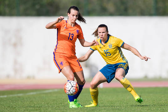 Hollands Renate Jansen och Sveriges Jessica Samuelsson