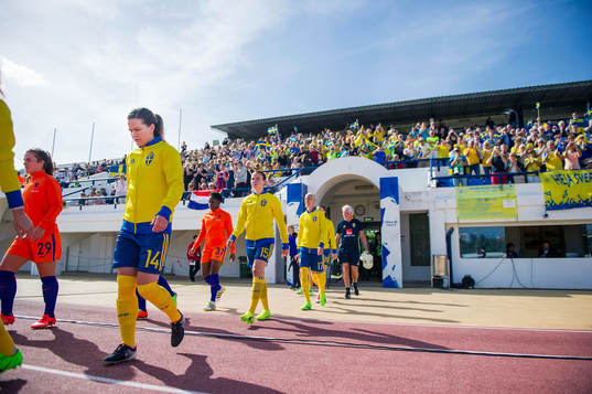 Sveriges Hanna Folkesson, Jessica Samuelsson och Caroline