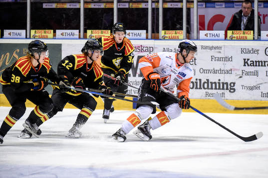 Brynäs Jesper Boqvist, Samuel Asklöf och Linus Ölund