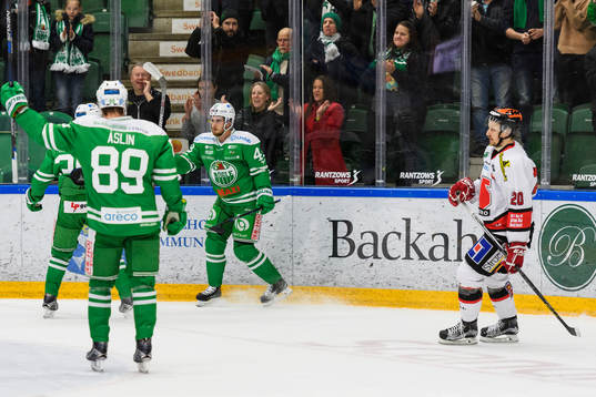 Rögles Sebastian Collberg jublar