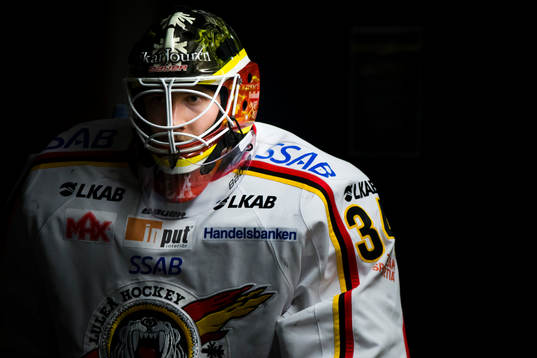 Luleås målvakt Joel Lassinatti