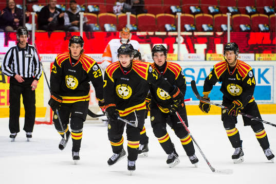 Brynäs Pathrik Westerholm  jublar