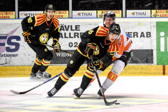 Brynäs Oskar Lindblom och Karlskronas Kristoffer Söder