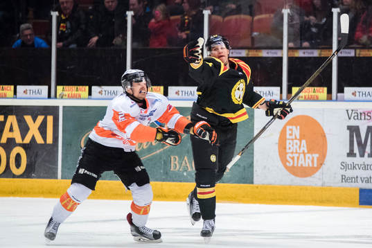 Karlskronas Robin Gartner och Brynäs Daniel Paille