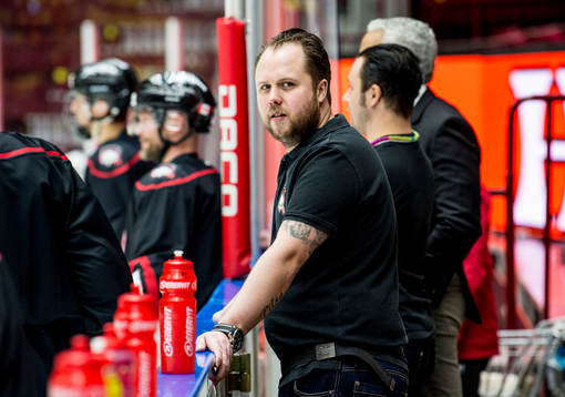 Malmö Redhawks materialförvaltare Christian
