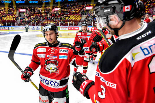 Malmö Redhawks Ilari Filppula jublar