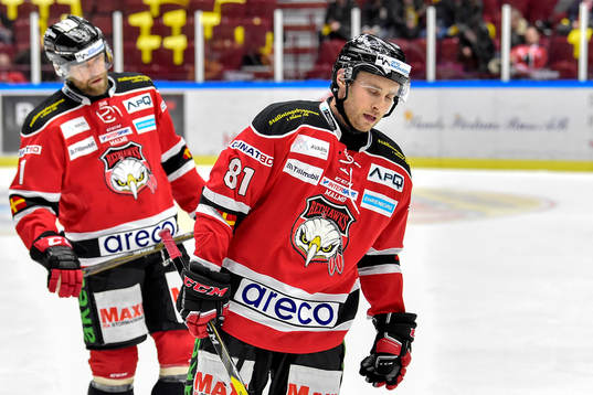 Malmö Redhawks Mathias Tjärnqvist och Ilari Filppula