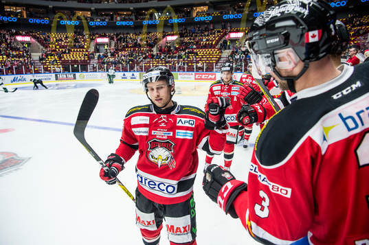 Malmö Redhawks Ilari Filppula jublar