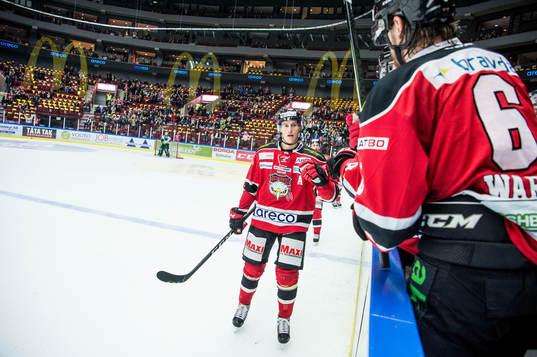 Malmö Redhawks Robin Alvarez jublar