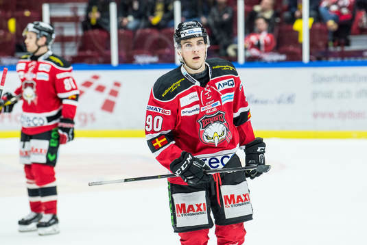 Malmö Redhawks Oliver Olsson deppar