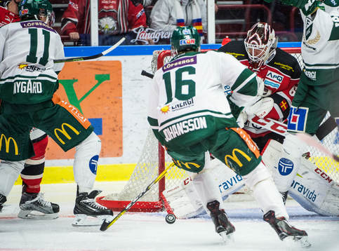 Färjestads Joakim Nygård, Alexander Johansson och Johan