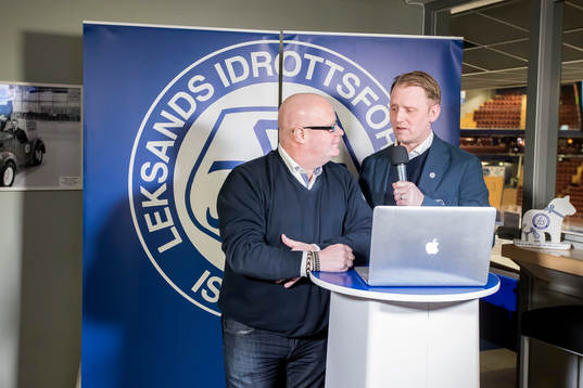 Claes Thirus och Christer Siik i LIF TV innan