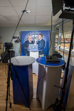 Claes Thirus och Christer Siik i LIF TV innan
