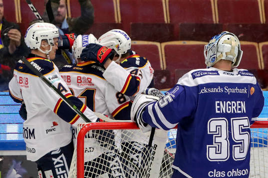 Djurgårdens Marcus Högström jublar