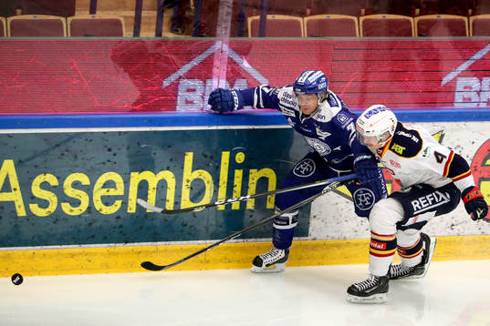Leksands Johan Olofsson och Djurgårdens Marcus Högström