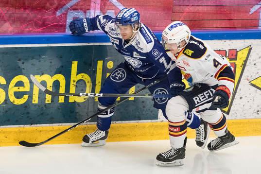 Leksands Johan Olofsson och Djurgårdens Marcus Högström