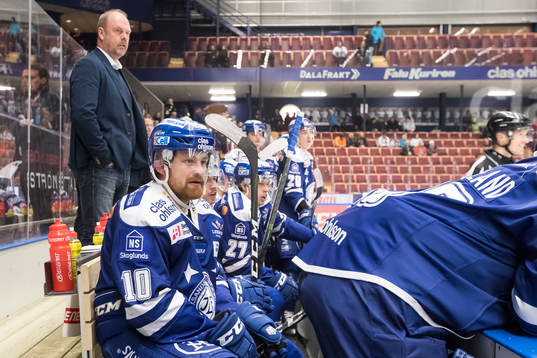 Leksands Mattias Ritola i ishockeymatchen i SHL mellan