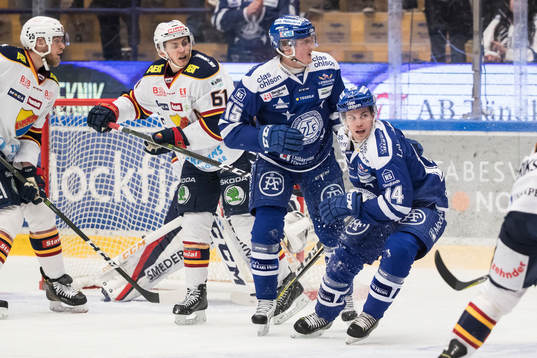 Leksands Oskar Lang och Johan Porsberger och Djurgårdens